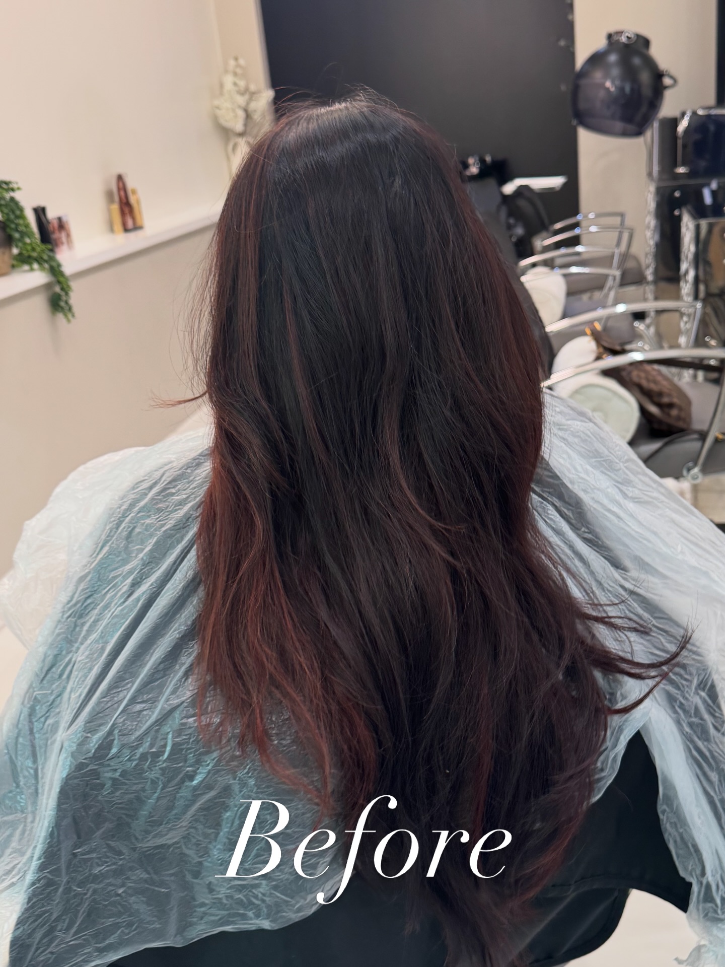 Hair transformation by Hair Bar Atelier